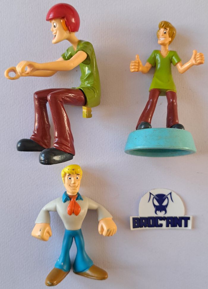Lot de 3 figurines Scooby Doo Sammy Fred - photo numéro 2