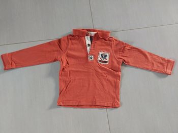 Polo couleur rouille