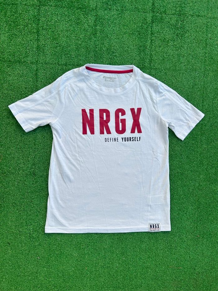 T-shirt de sport Energetics blanc NRGX femme S coton polyester