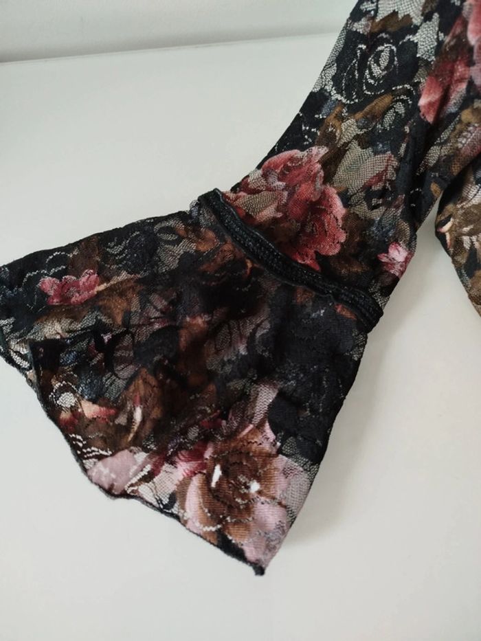 #blouse#manches longues #fleurie - photo numéro 4