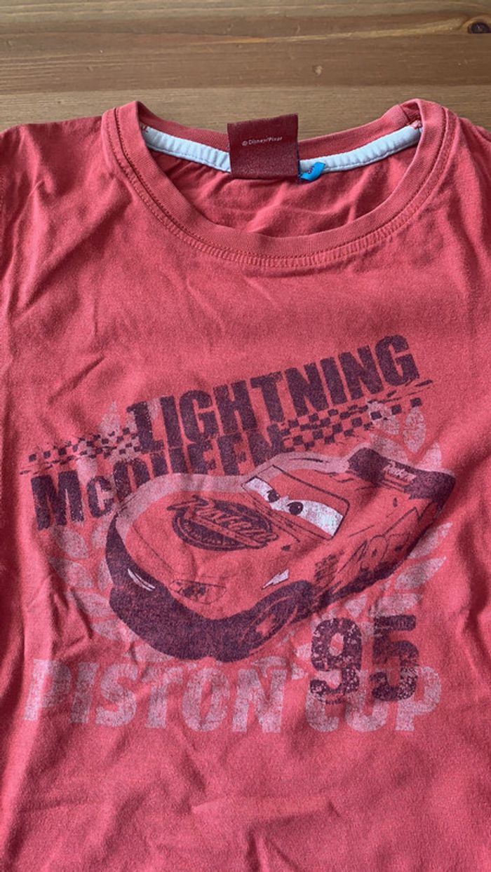Tee-shirts rouge Cars 8 ans - photo numéro 2