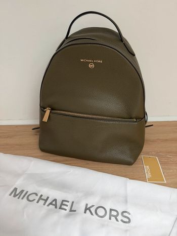 Sac à dos backpacker Valerie Michael Kors Kaki et doré