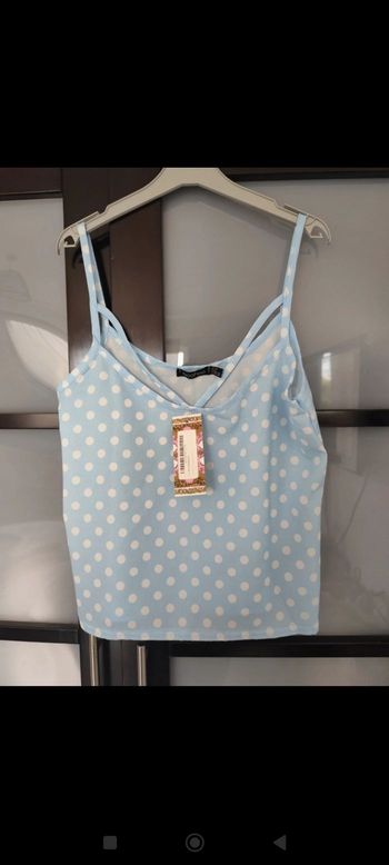 Débardeur à pois neuf
