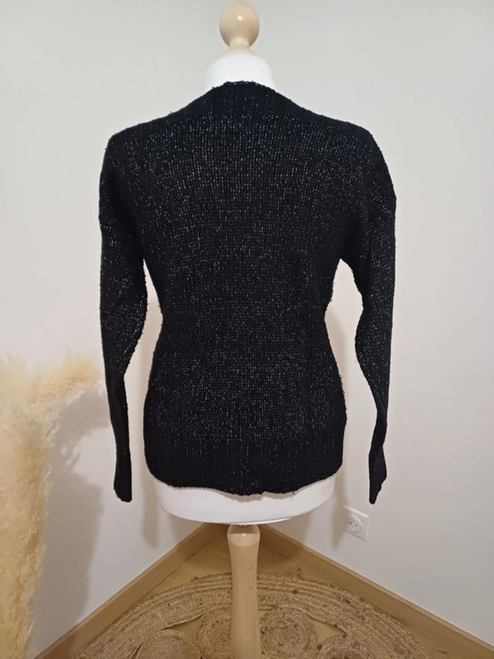 Pull noir chaud avec boutons Colloseum taille S 36 - photo numéro 9