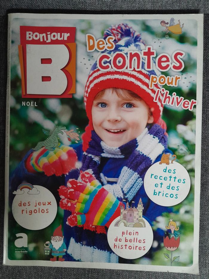 livre d'activités Bonjour B - des contes pour l'hiver