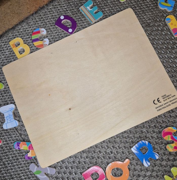 Puzzle alphabet en bois - photo numéro 5