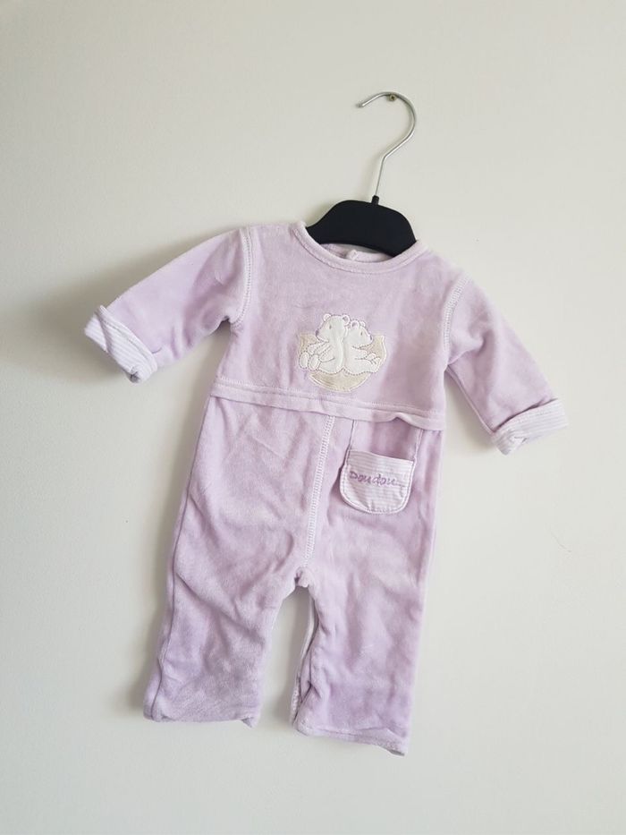 Pyjama en velours taille naissance
