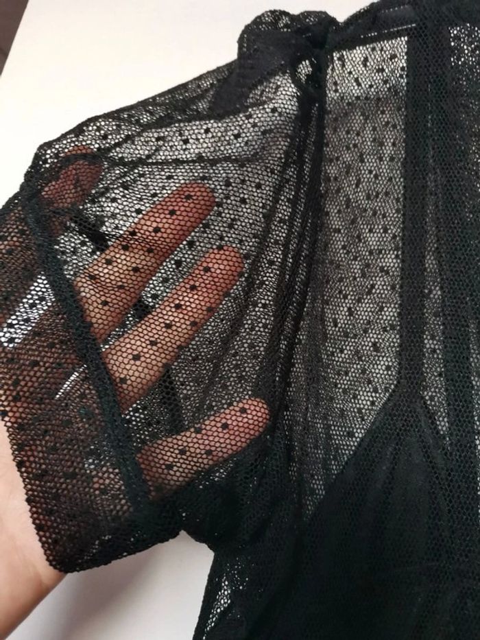 Jolie petite robe noire en plumetis Vintage 😍 - photo numéro 4