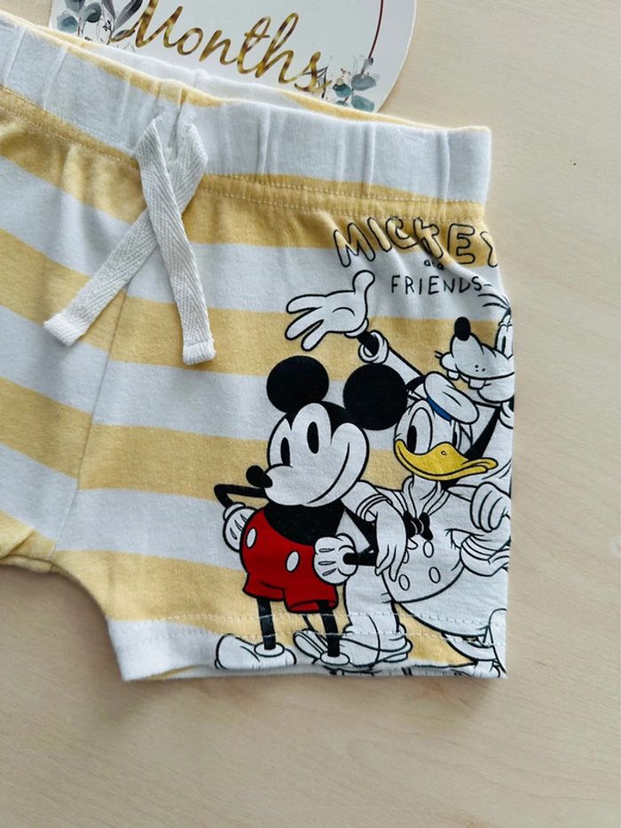 Short été Mickey primark mois 68 cm - photo numéro 2