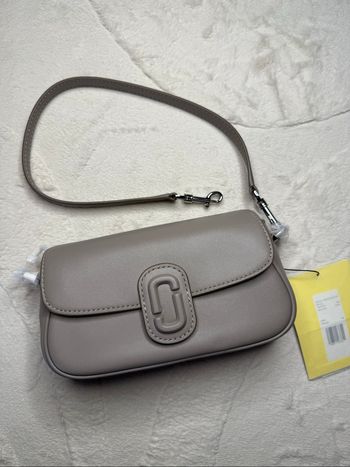 Marc Jacobs - Sac Clover avec logo en cuir - Cement