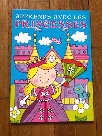 Cahier apprends avec les princesses