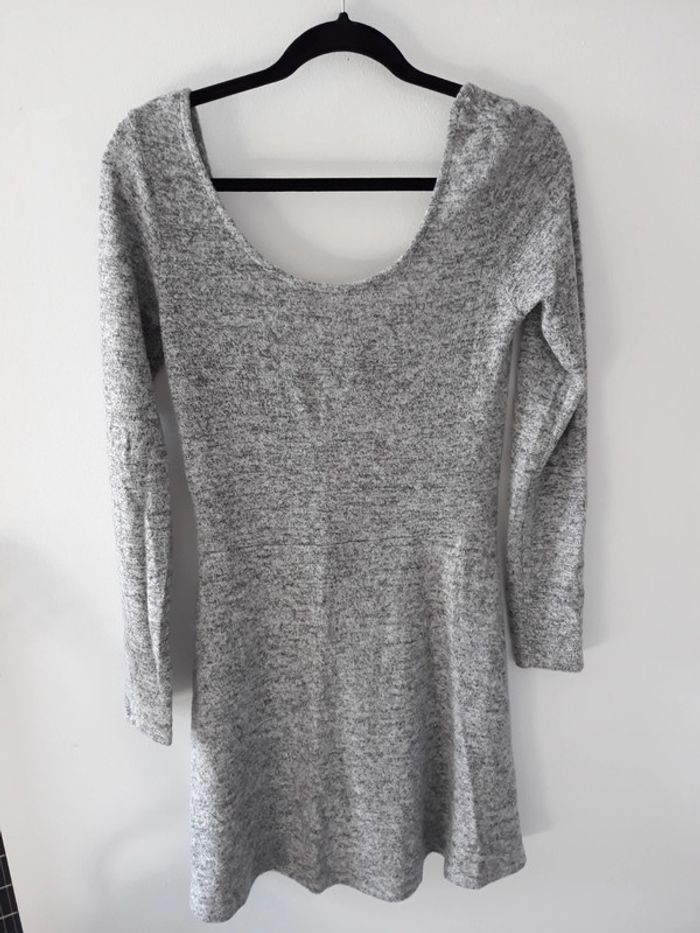 Robe grise d'hiver  douce. - photo numéro 2