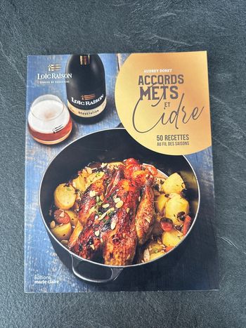 Livre -Accords Mets et Cidre - 50 recettes au fils de saisons