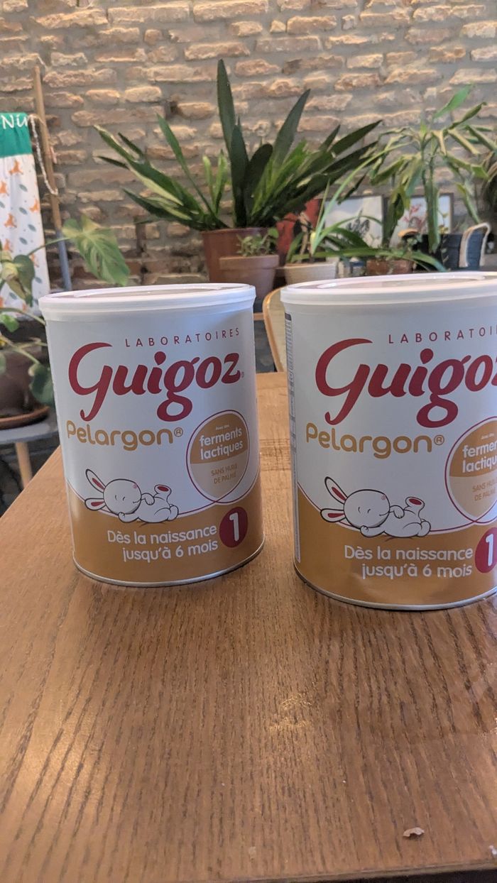 Lait Guigoz Pelargon 1er âge