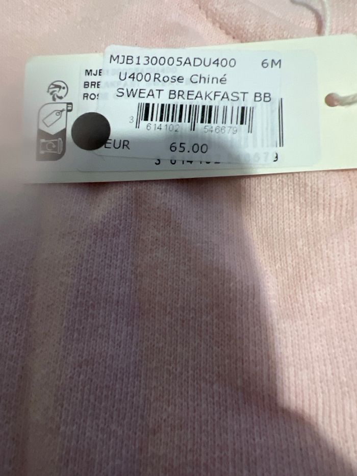 Sweat-shirt marque bonton - photo numéro 3