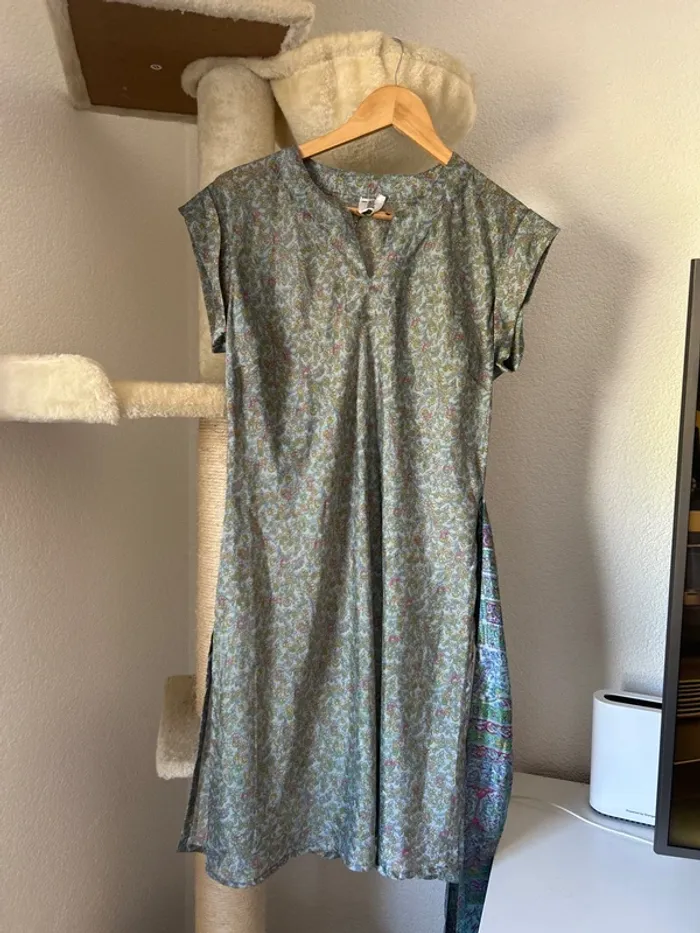 Robe en soie à 100%