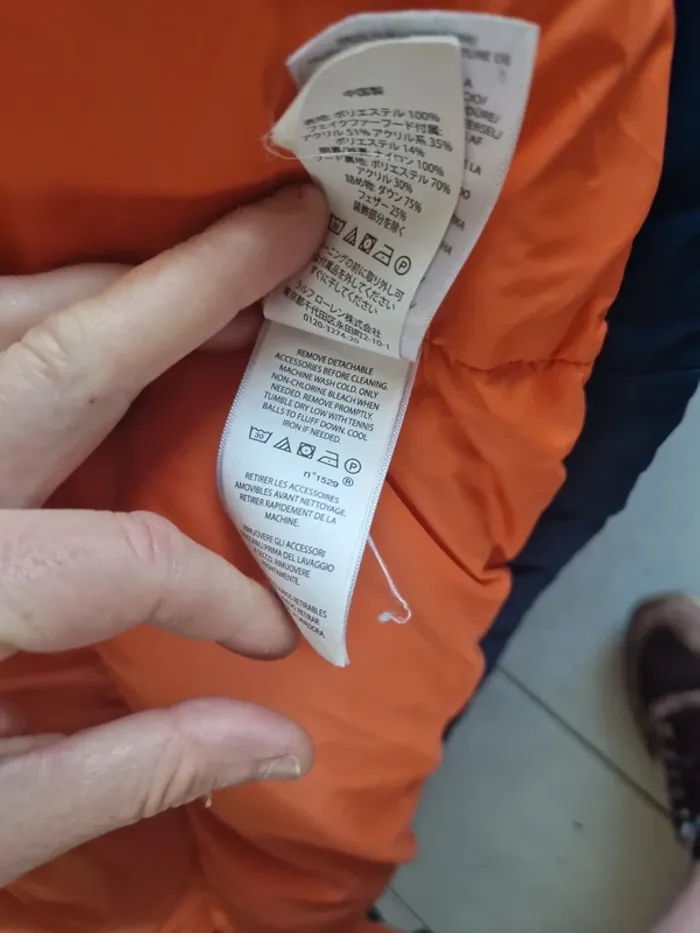 Veste matelassé doudoune ralph lauren taille 13 /14 ans tres bon etat - photo numéro 13