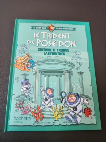 Livre les trident de poseidon cherche et trouve labyrinthe enfant