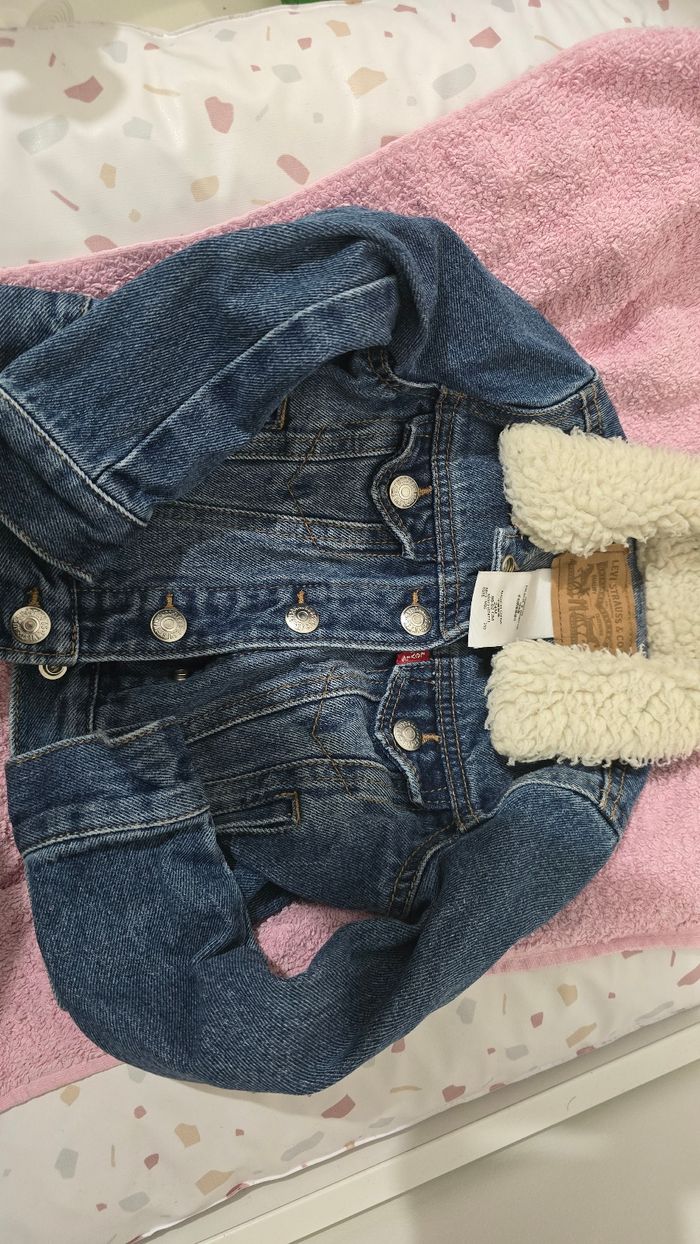 Veste en jeans bébé 24 mois levis - photo numéro 3
