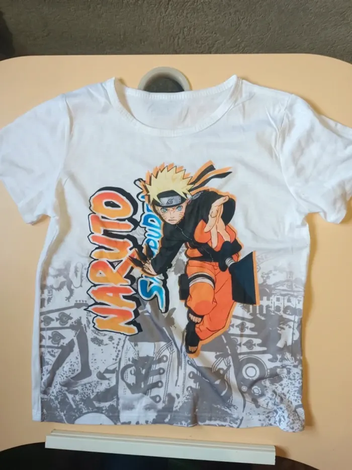 T-shirt manches courtes garçon 5 6 ans Naruto
