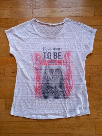 Tee-shirt blanc taille 38