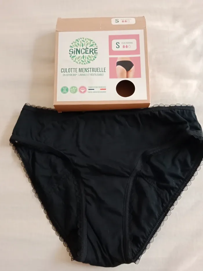 culotte menstruelle Sincère taille S