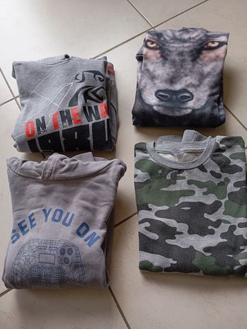 Lot de 4 sweats garçon 10 ans