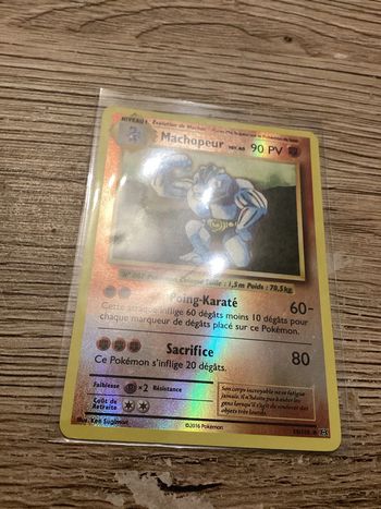 carte Pokémon machopeur reverse 58/108  Année 2016