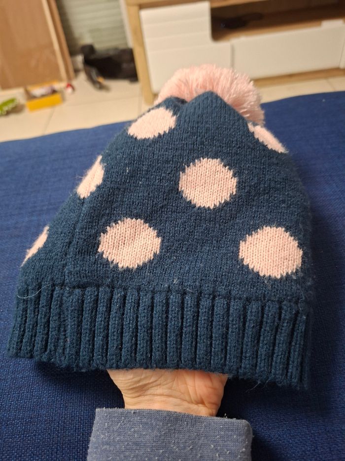 Bonnet avec pompon 6 ans fille - photo numéro 2