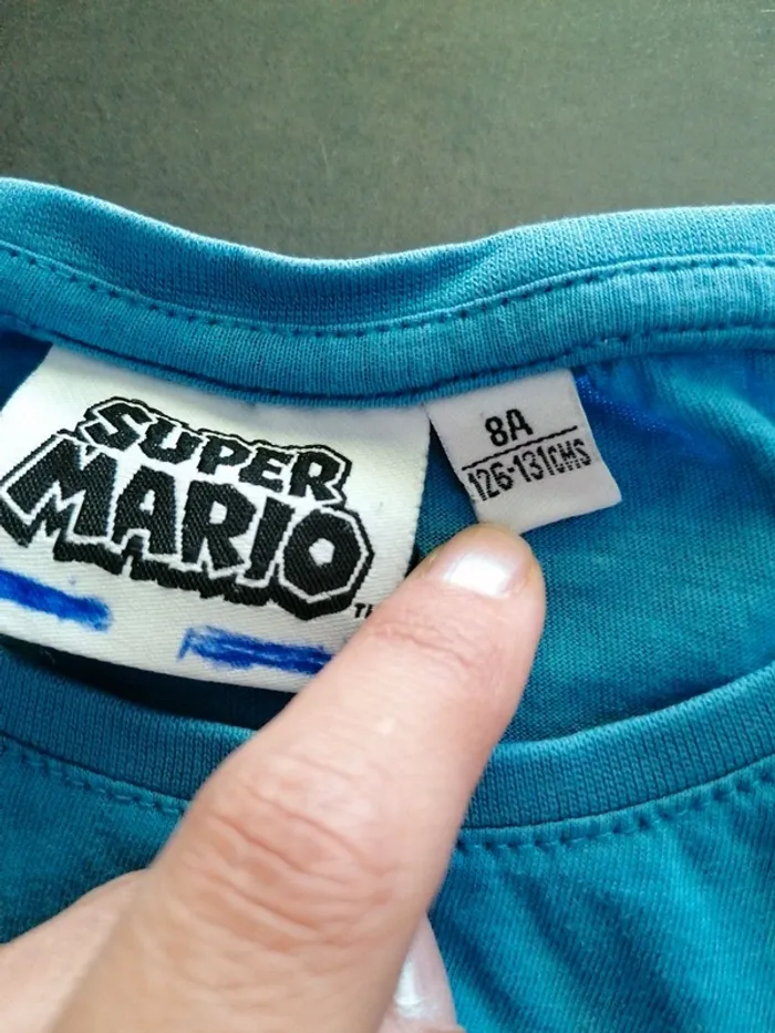 Tee shirt Mario 8 ans - photo numéro 3
