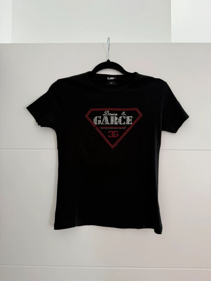 T-shirt haut top maillot camisa blusa Blouse chemise camicia overhemd folder camicetta chemi - photo numéro 4