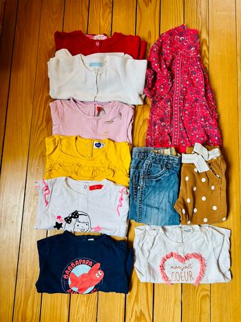Lot vêtements 18 mois fille 