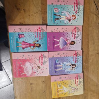 Lot de livre bibliothèque rose princesse académiy