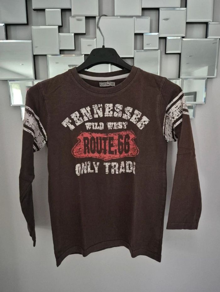 Lot de 2 tee-shirt à manches longues 10 ans - photo numéro 2