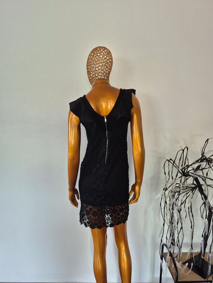 Robe Noire en Dentelle Femme Taille S/36 - photo numéro 2