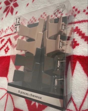 Lot 8 pinces à cheveux