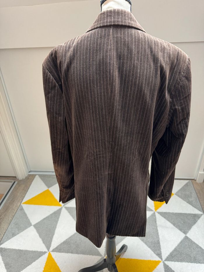 Blazer effet velours côtelé Olly Gan Taille L - photo numéro 2