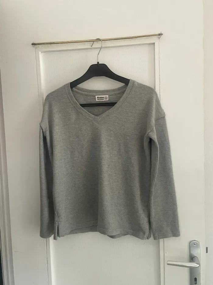 Pull col V Bizzbee Femmes