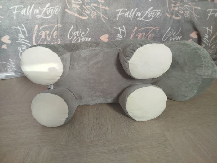 Grande peluche d'hippopotame - photo numéro 4