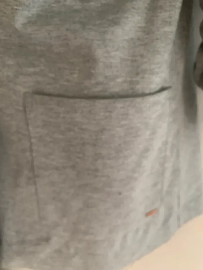 Veste Tom Taylor longue taille L grise - photo numéro 7