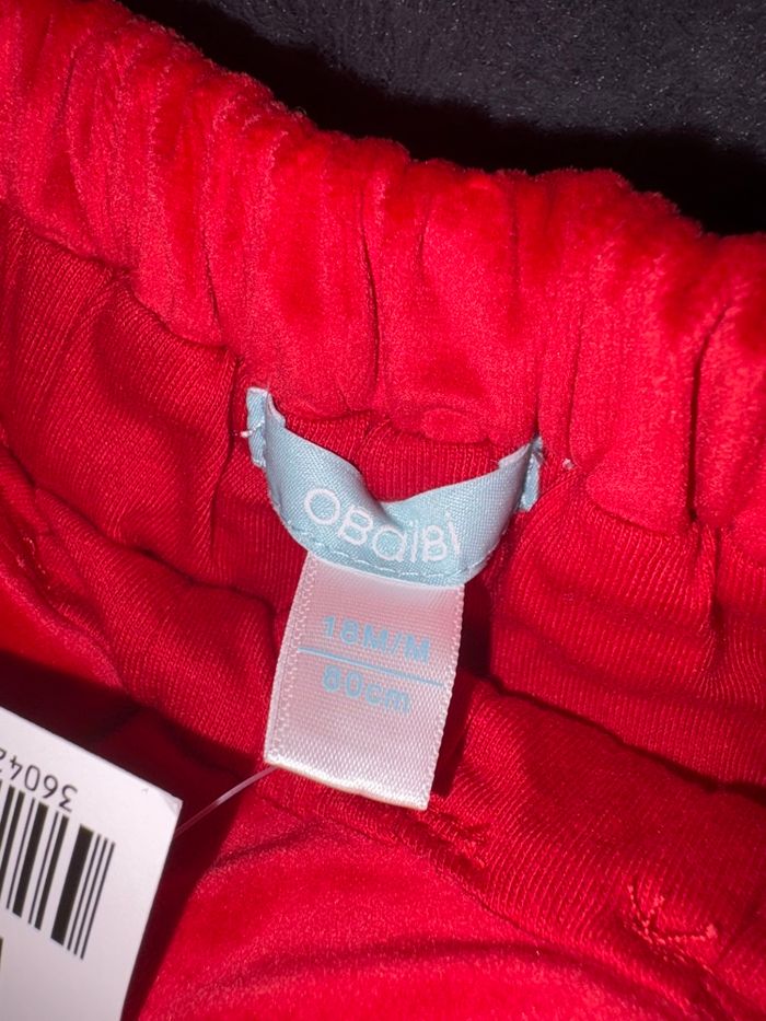 Short rouge obaibi 18 mois - photo numéro 2
