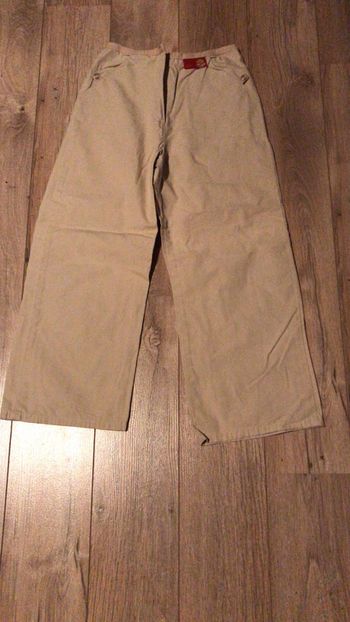 Pantalon coton beige Sergent-major