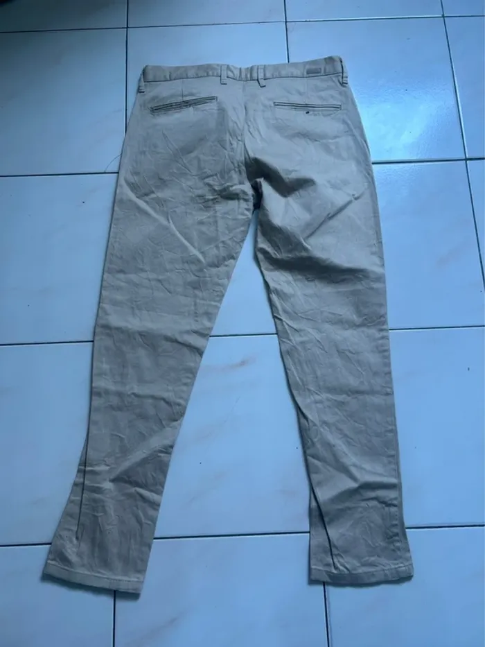 Chino - Zara - beige - 38 - photo numéro 5