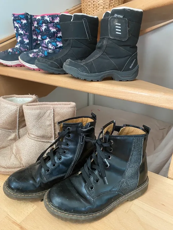Lot 5 chaussures fille T31 / 1 offerte - photo numéro 2