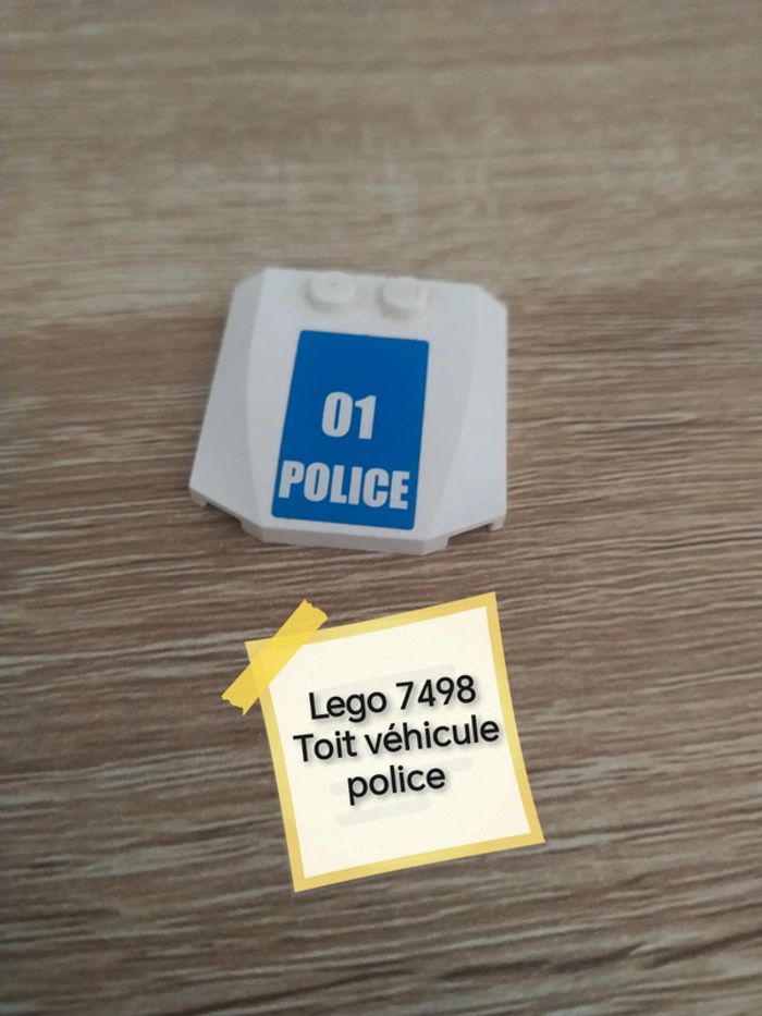 Lego 7498 toit véhicule police