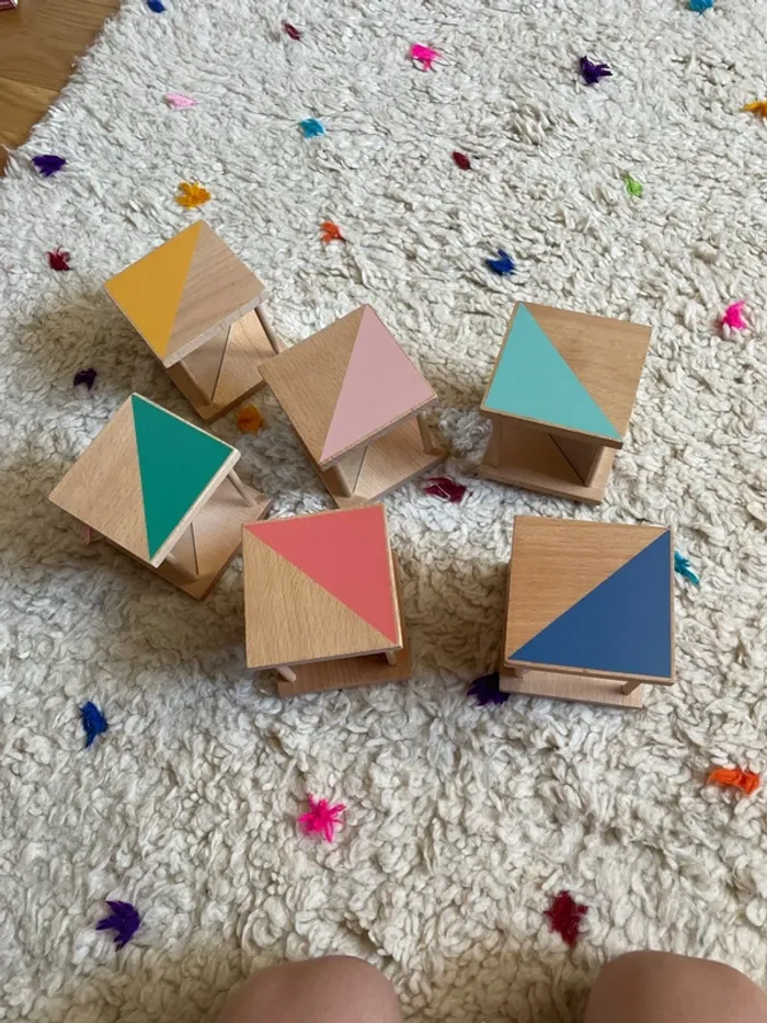 Cubes en bois avec miroir Kiko+ and gg* - photo numéro 4