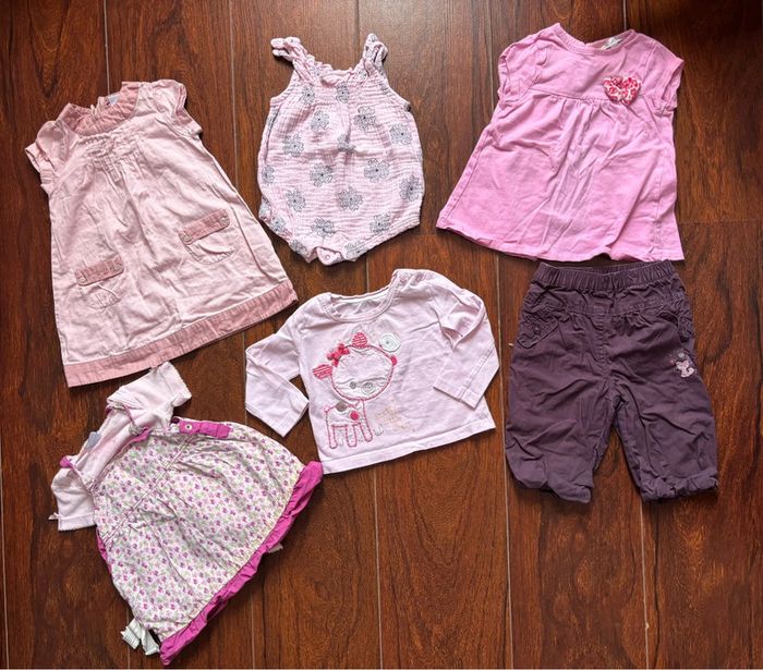 Lot été fille taille 6 mois