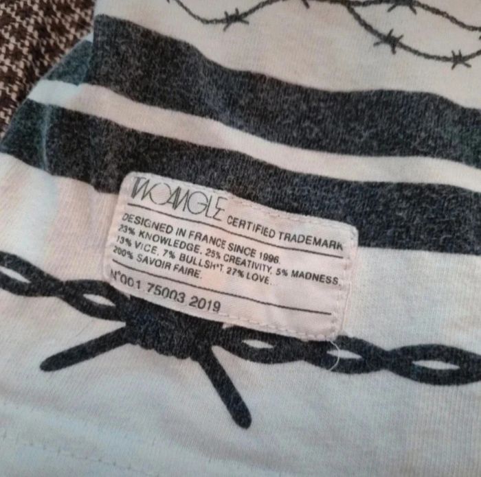 T-shirt à manches longues 2xl blanc - photo numéro 4