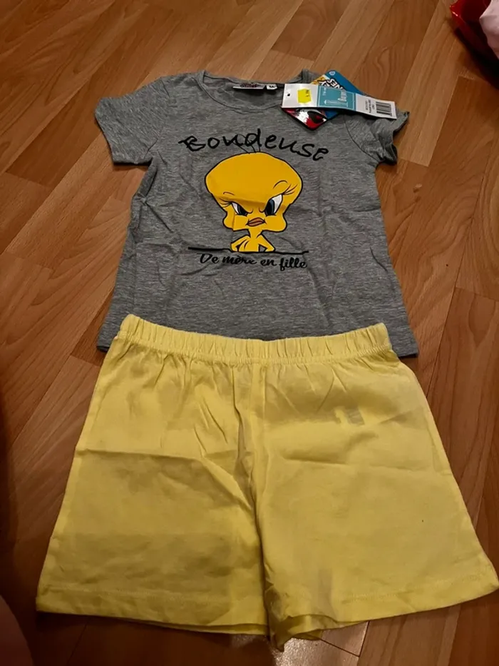 Pyjama été fille 6 ans looney tunes