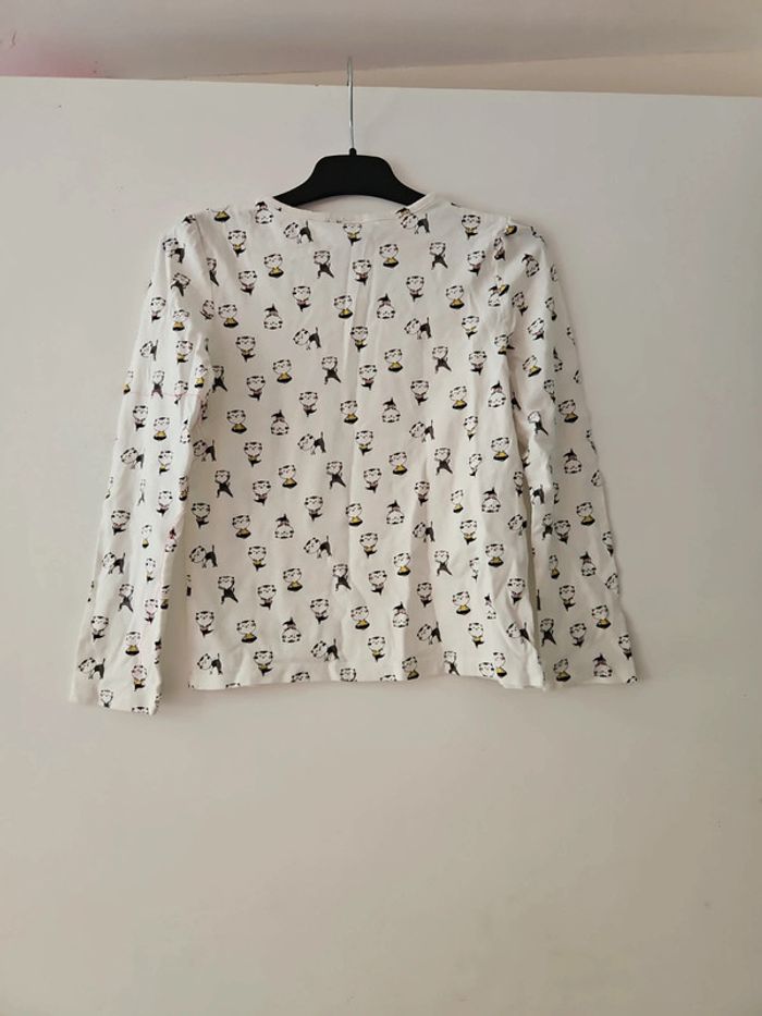 Tee-shirt manche longue chatons 8 ans - photo numéro 4